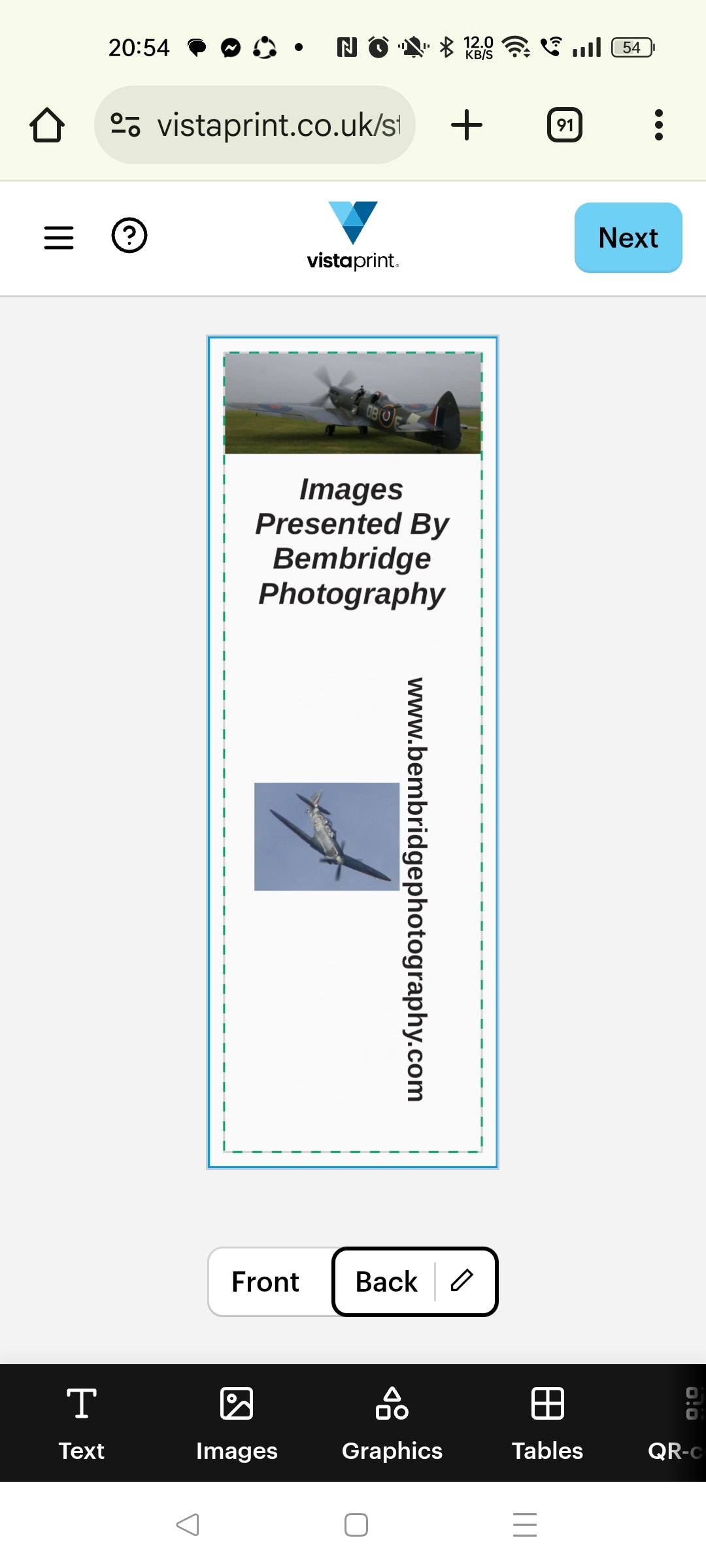 Photo Images On Bookmarks
