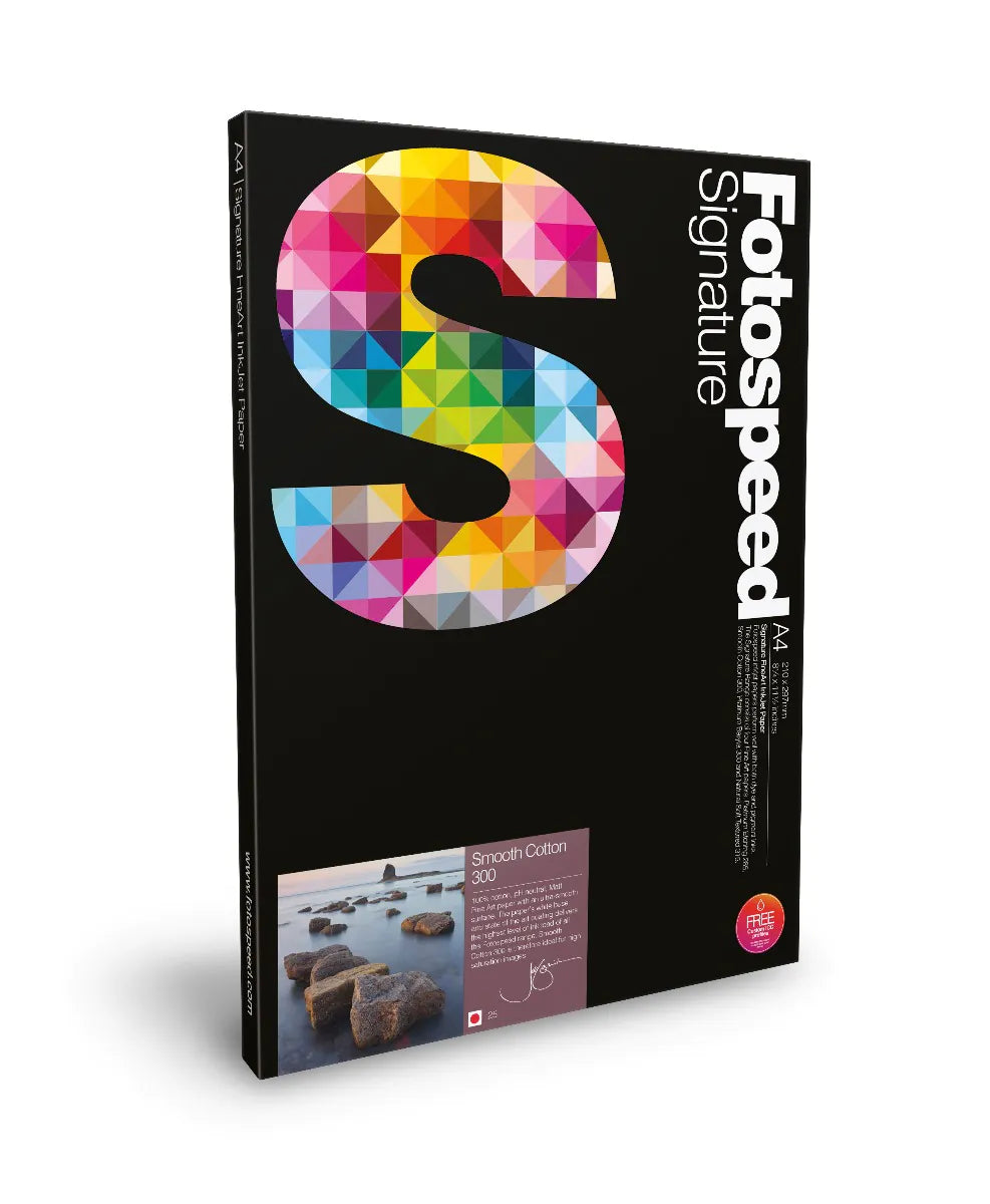 Fotospeed Smooth Cotton 300 Printable Photo Paper Blank