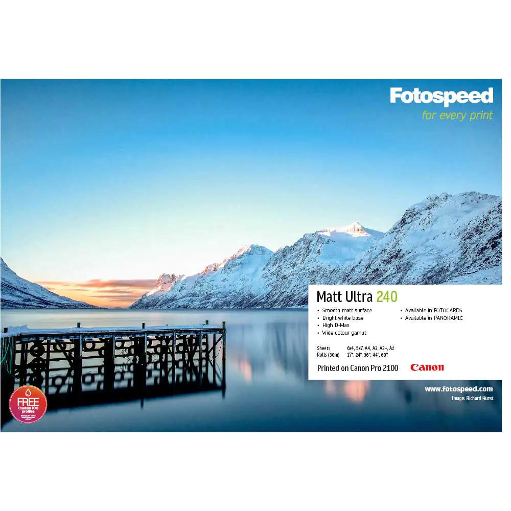 Fotospeed Matt Ultra 240 Printable Photo Paper Blank