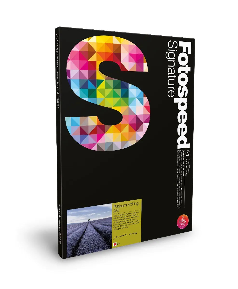 Fotospeed Platinum Etching 285 Printable Photo Paper Blank