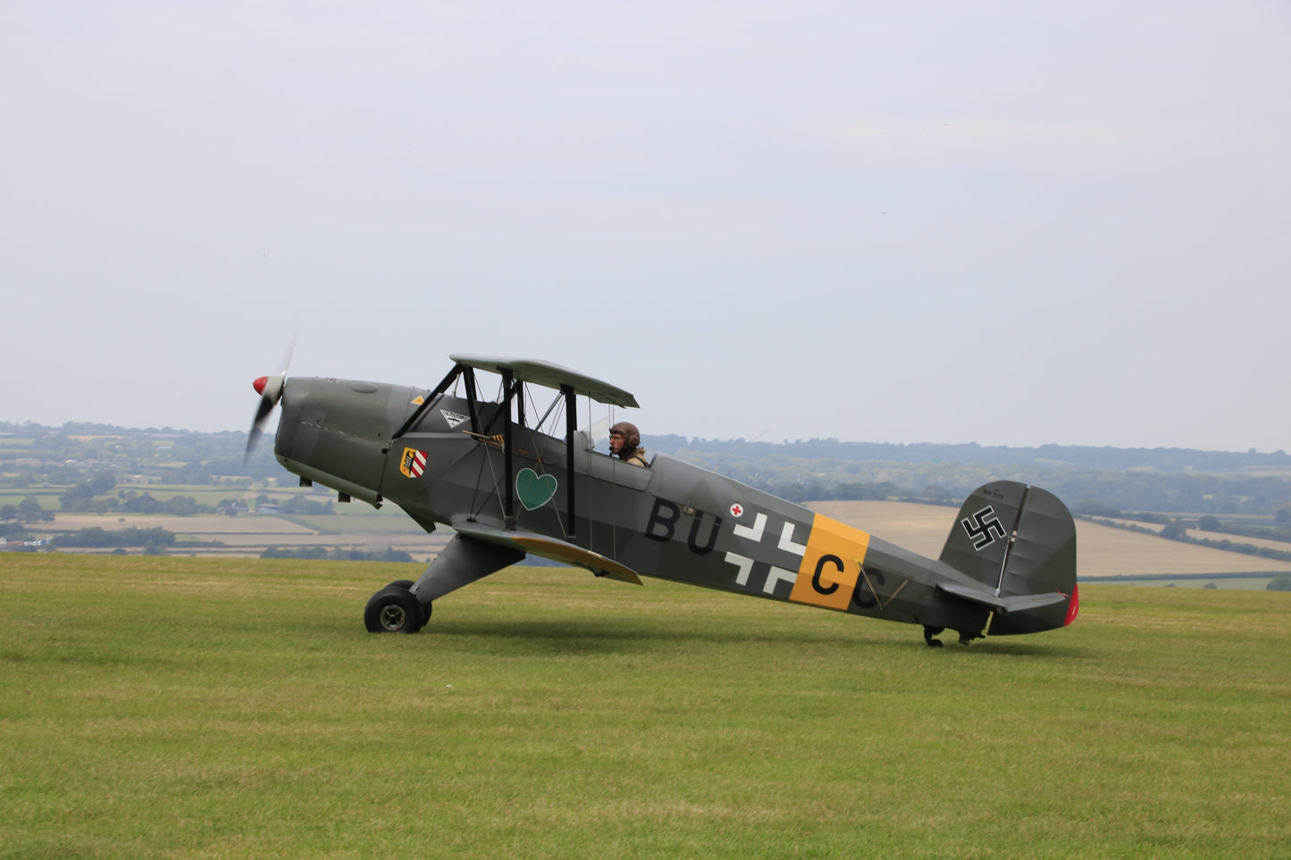 Images Of Planes/Spitfires Captured At Compton Abbas Airfield Photo Print